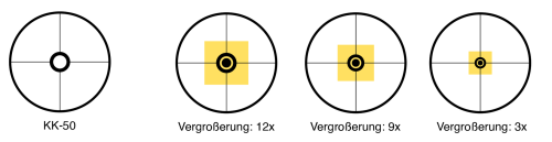 Simalux  Zielfernrohr Gold  3 - 12x44