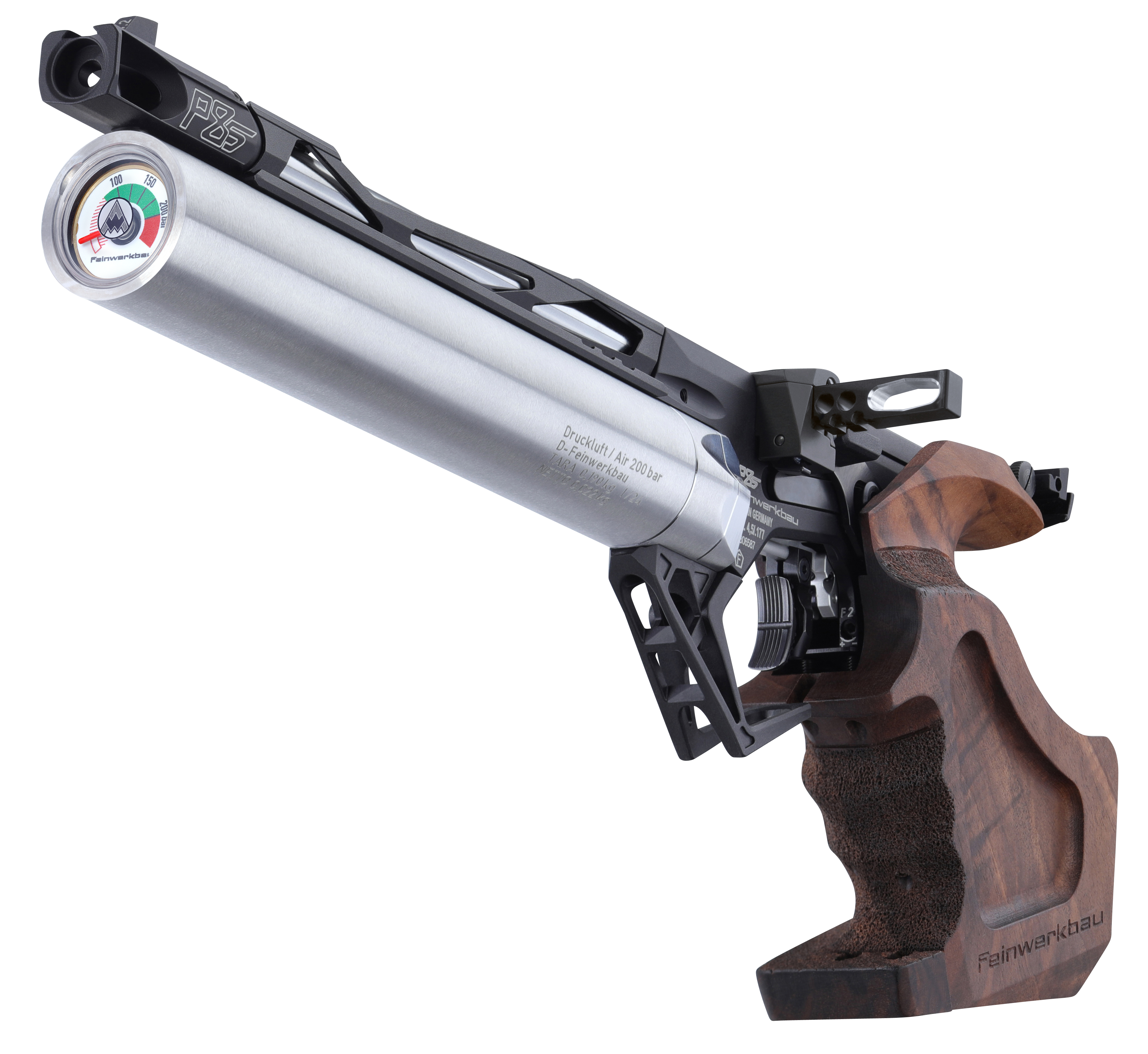 Feinwerkbau Luftpistole P 85 Auflage Formgriff Nussbaum