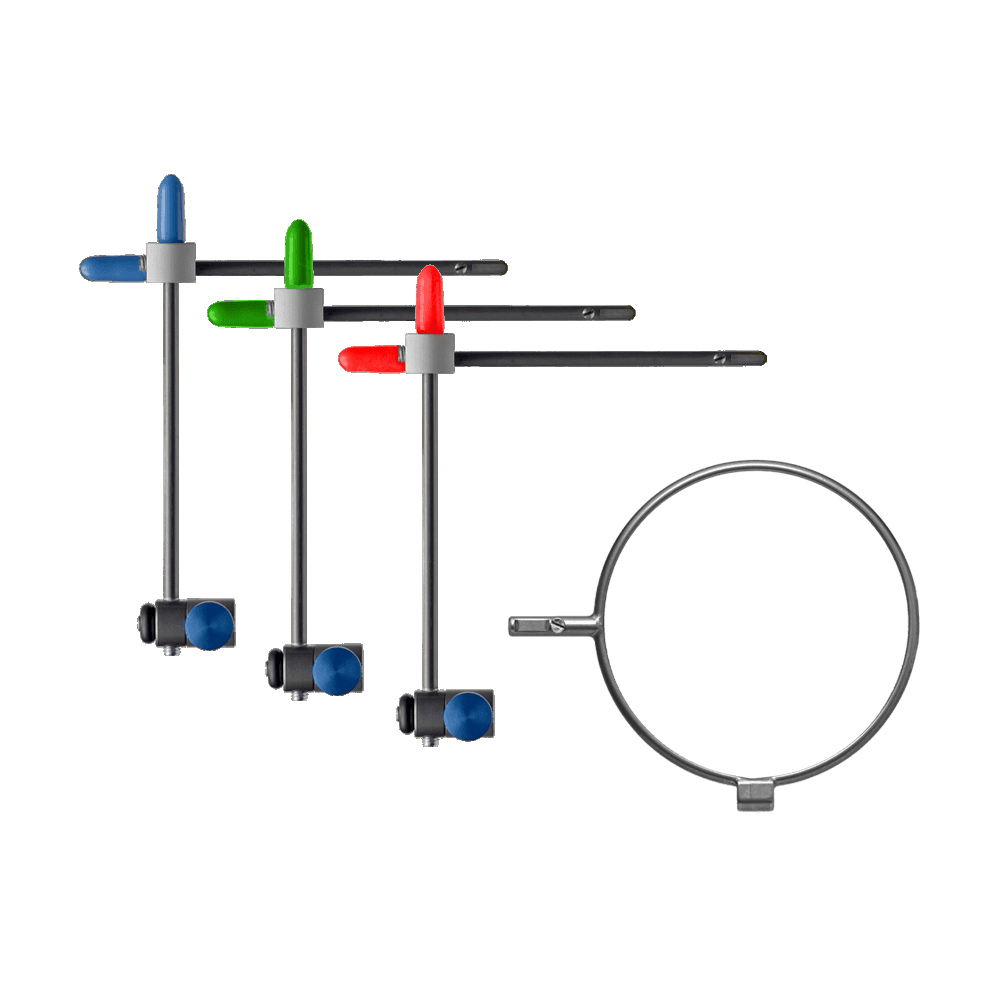 MEC glas Haltesystem 3-Stellung